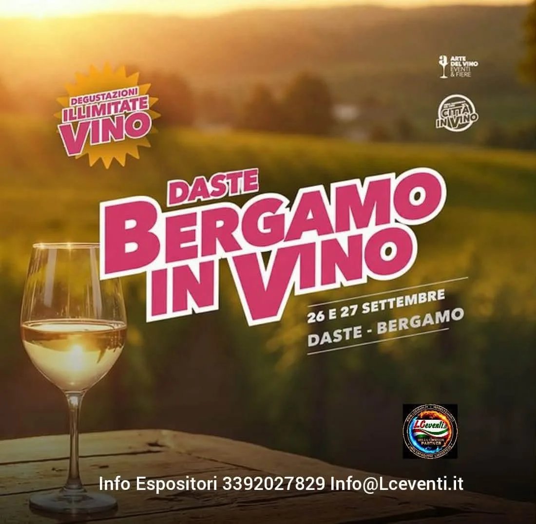 Locandina Bergamo in Vino 2026 a Bergamo (Bergamo)