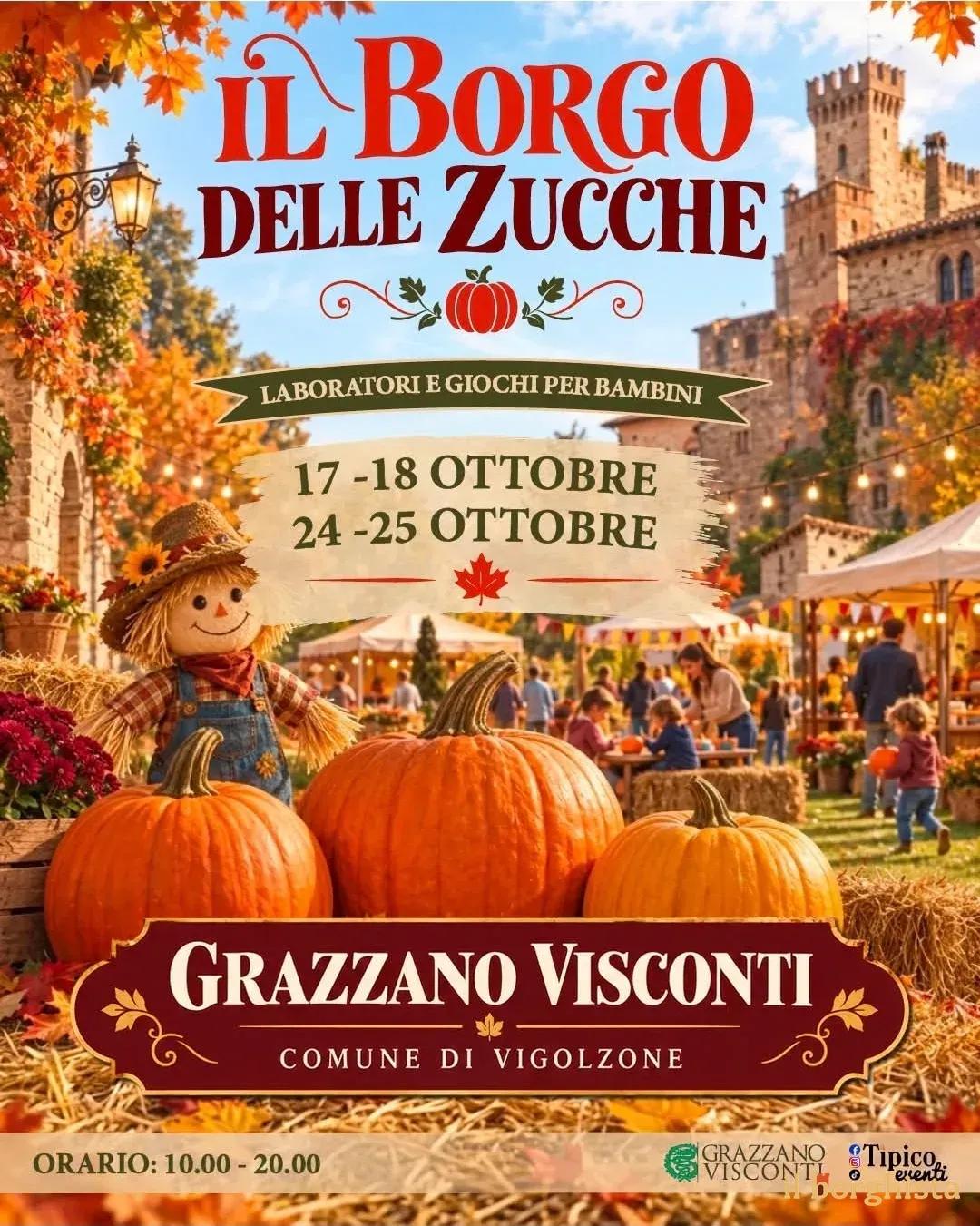 Locandina Il Borgo delle Zucche 2026 a Vigolzone (Piacenza)