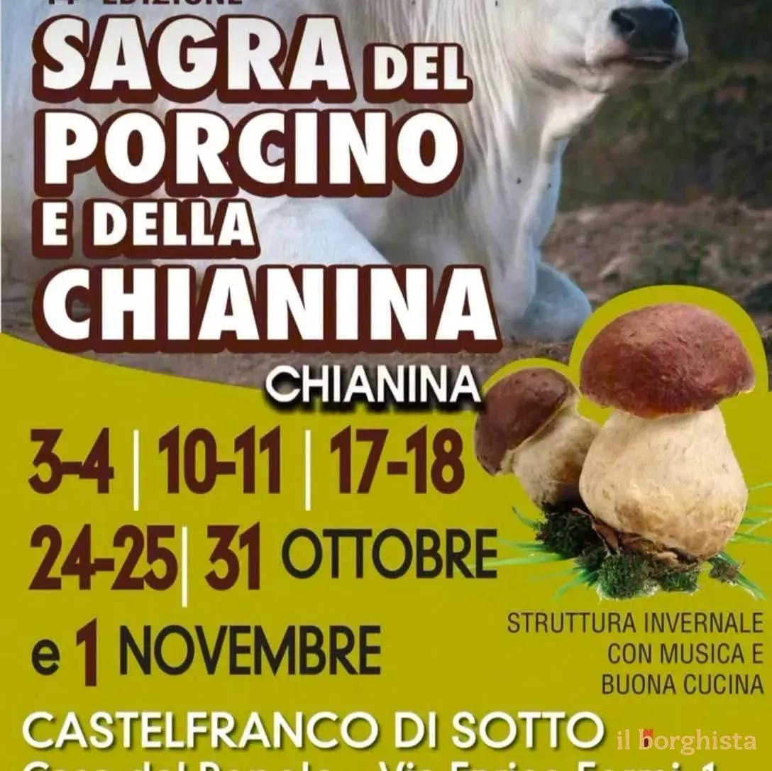 Locandina calendario eventi autunno 2026 a Castelfranco di Sotto (Pisa)