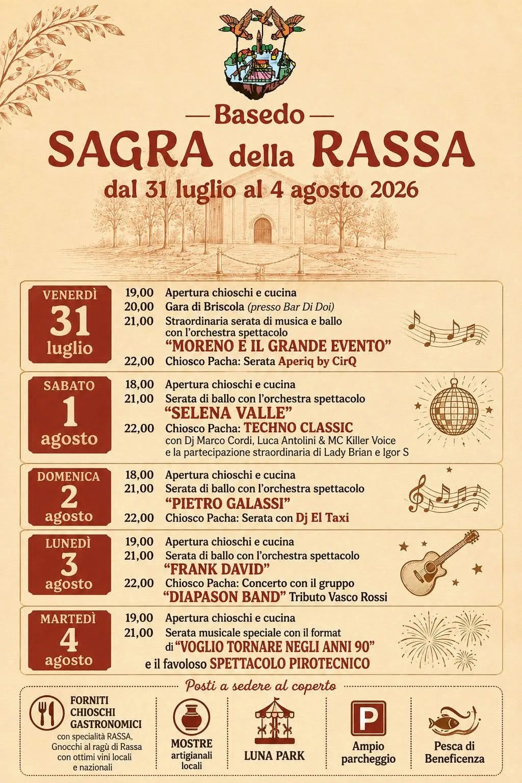 Locandina Gara di Briscola — Sagra della Rassa 2026 a Zoppola (Pordenone)