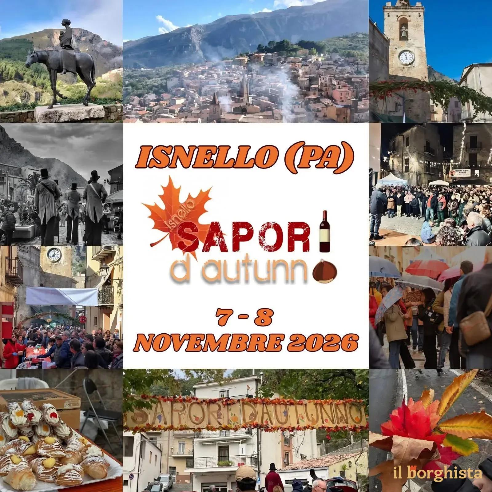 Locandina Sapor d'autunno 2026 a Isnello a Isnello (Palermo)