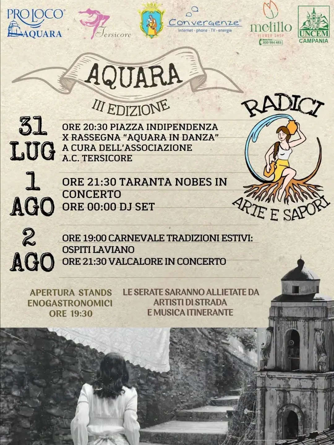 Locandina X Rassegna Aquara in Danza 2026 a Aquara (Salerno)