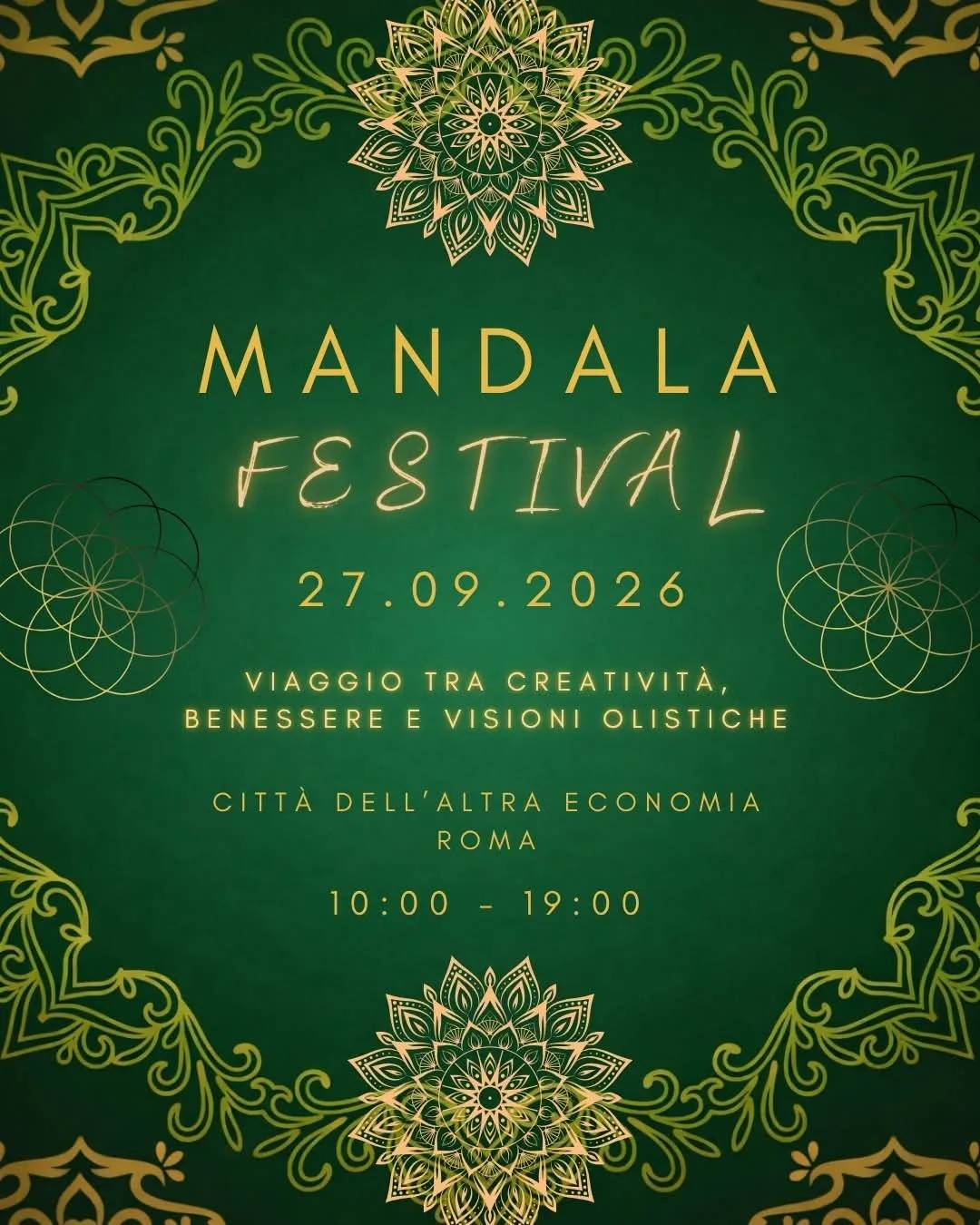 Locandina Mandala Festival 2026 a Roma (Roma)