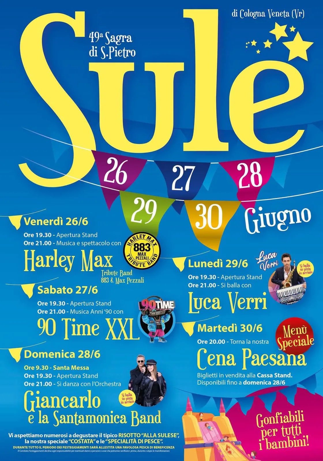 Locandina 49ª Sagra di S.Pietro Sulè 2026 a Cologna Veneta (Verona)