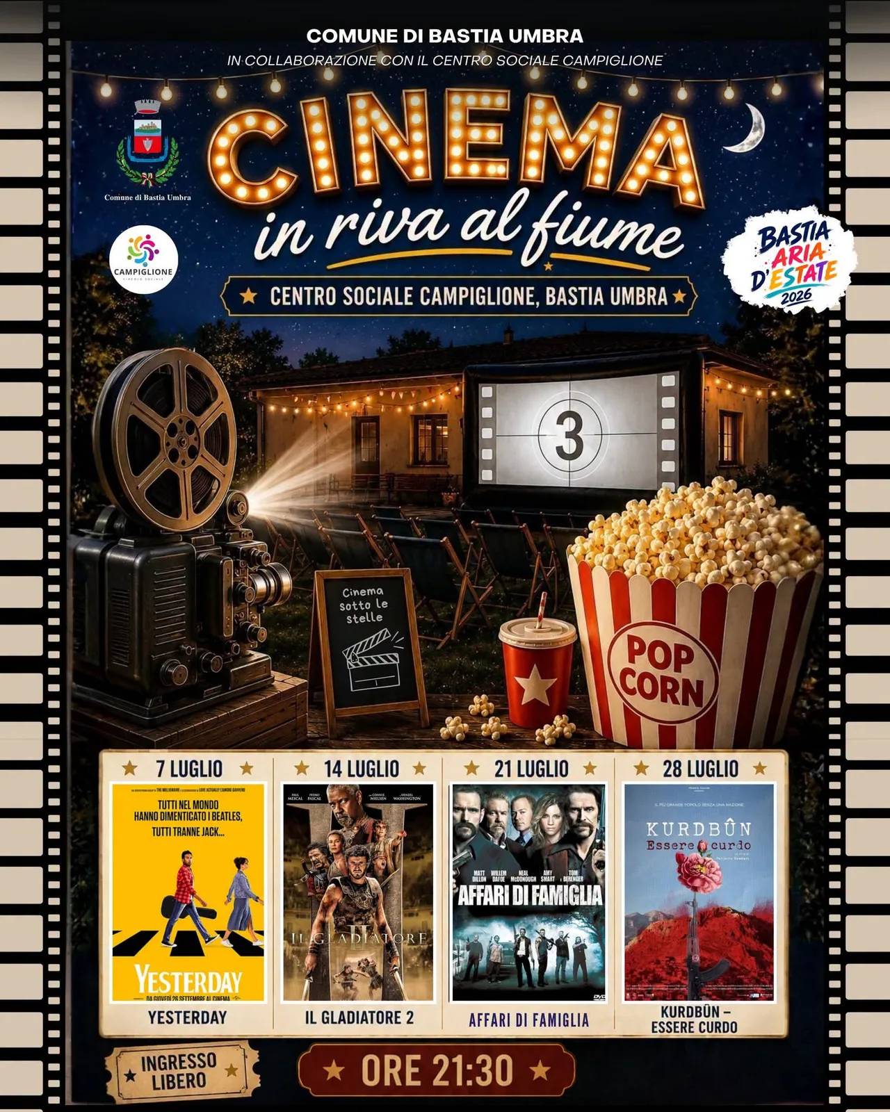 Locandina Affari di Famiglia — Cinema in riva al fiume 2026 a Bastia Umbra (Perugia)