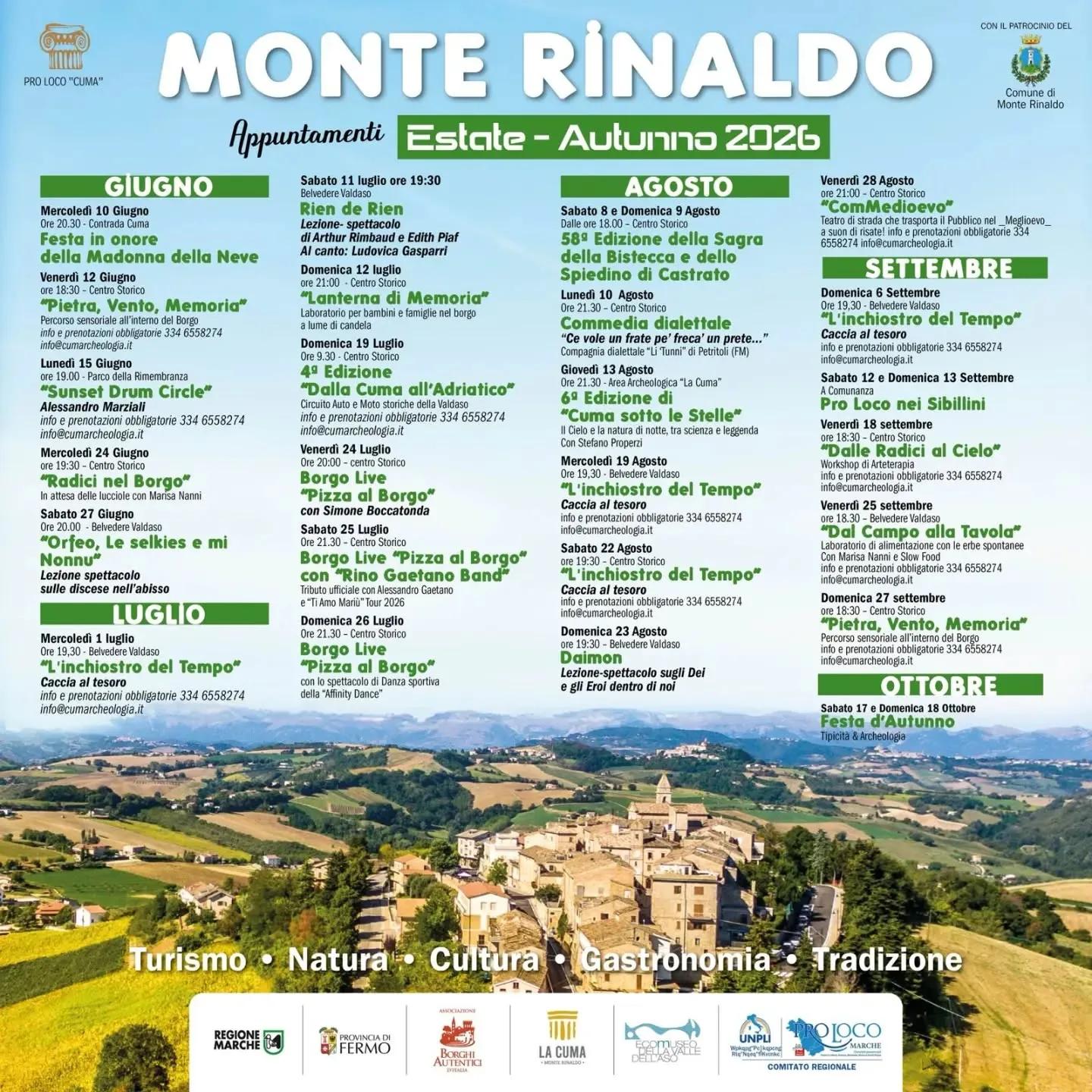 Dalla Cuma all'Adriatico — Monte Rinaldo