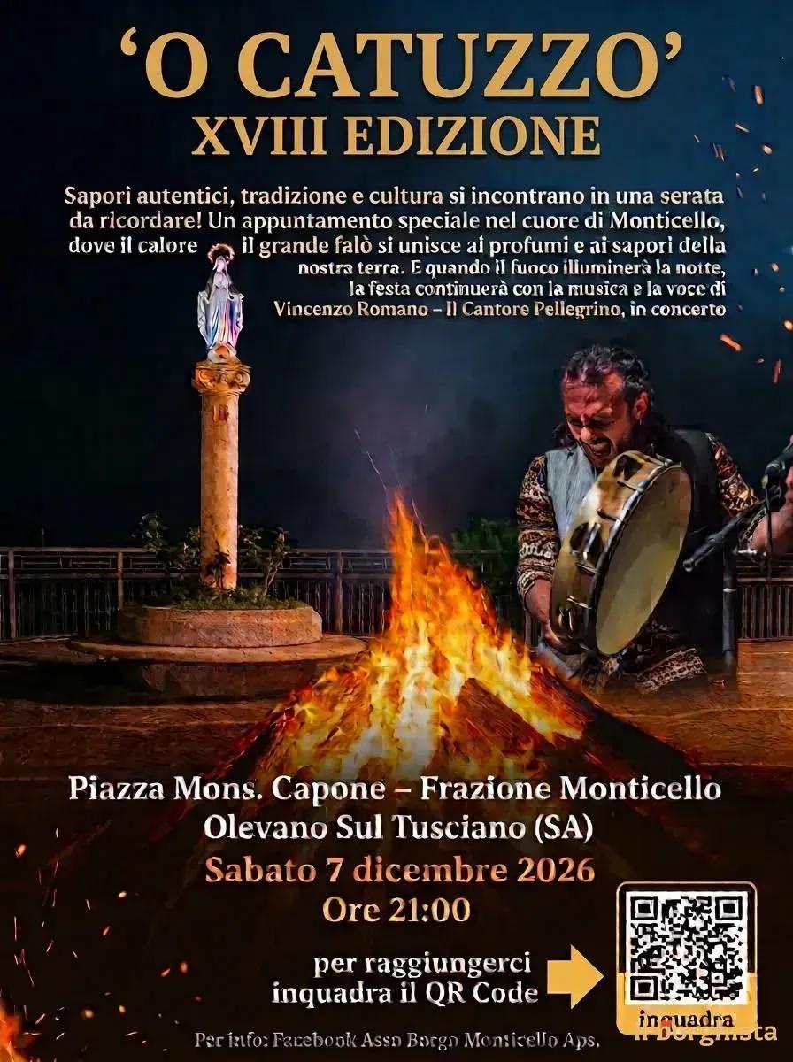 Locandina 'O Catuzzo XVIII Edizione 2026 a Olevano Sul Tusciano (Salerno)
