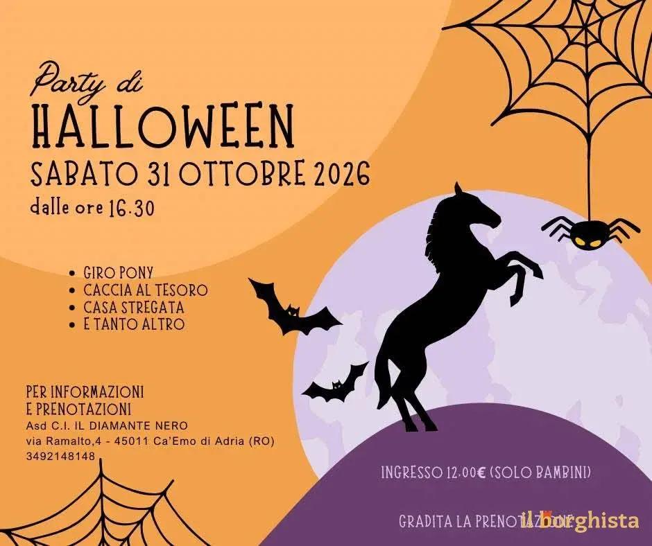 Locandina Party di Halloween 2026 a Adria (Rovigo)