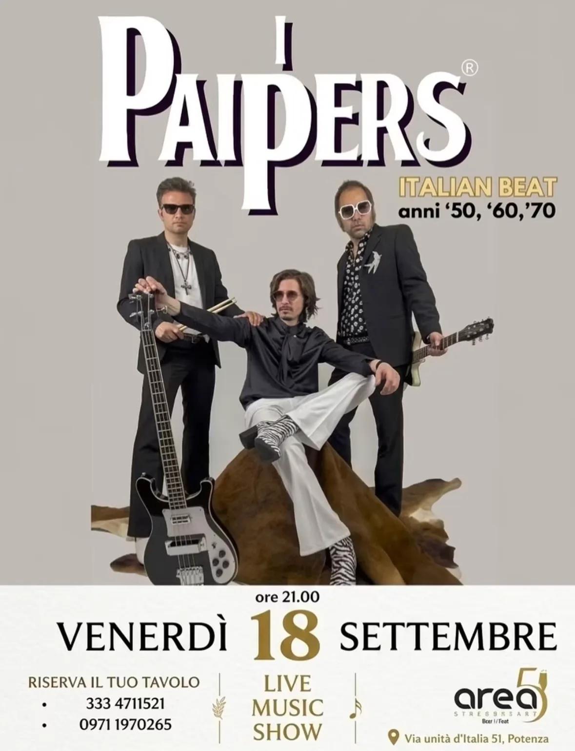 Locandina Paipers Italian Beat 2026 a Potenza (Potenza)