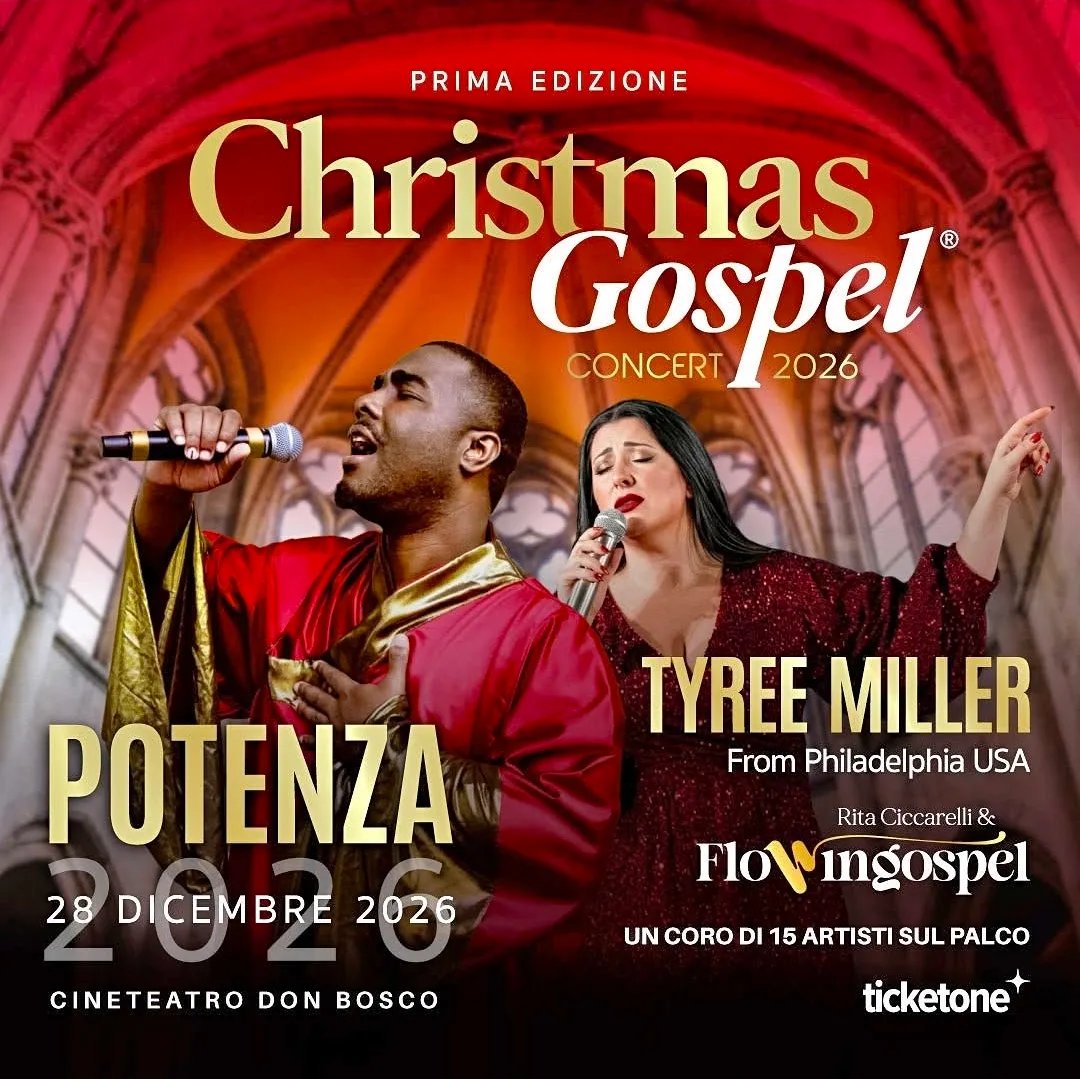 Locandina Prima Edizione Christmas Gospel Concert 2026 a Potenza (Potenza)