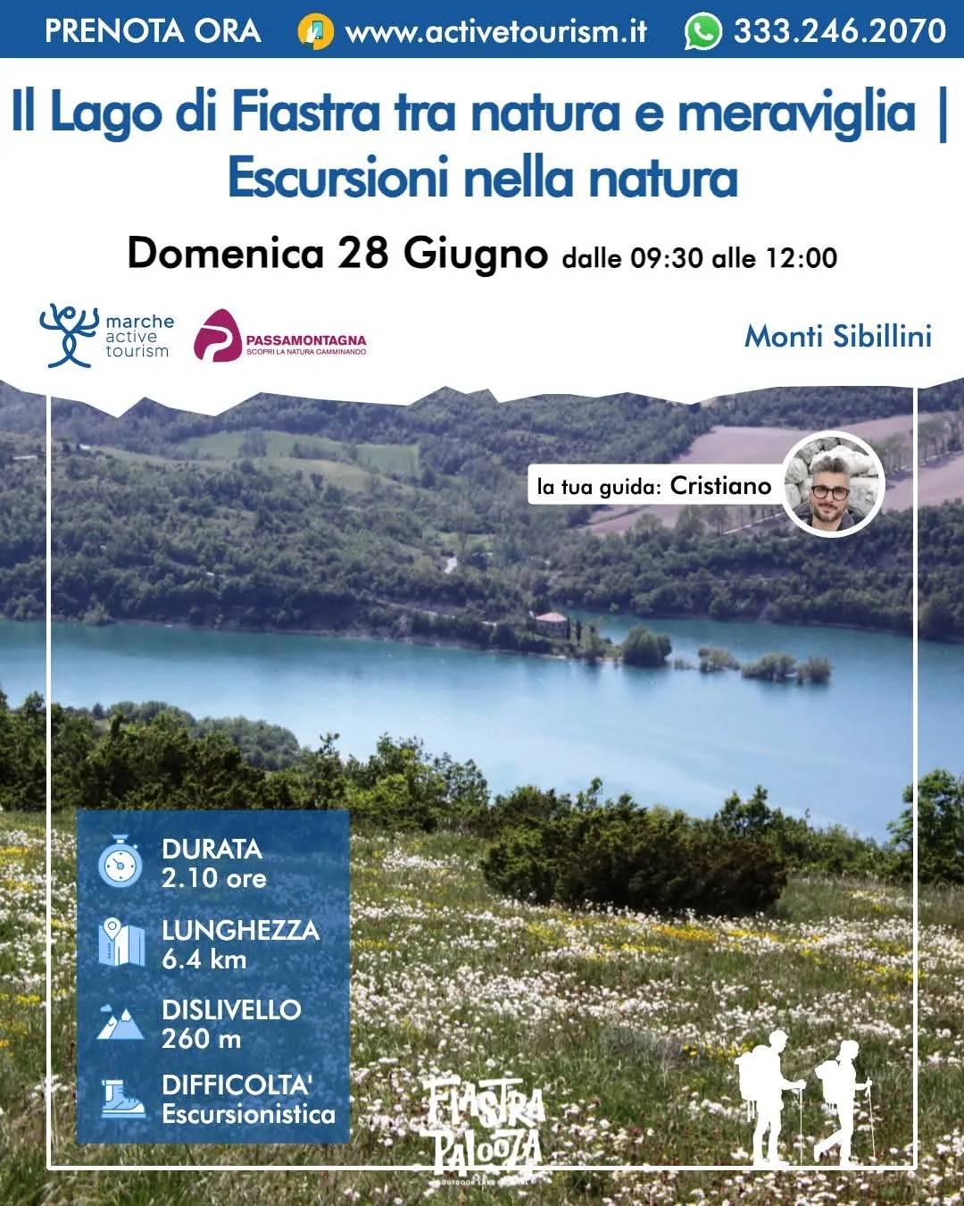 Locandina Il Lago di Fiastra tra natura e meraviglia 2026 a Fiastra (Macerata)