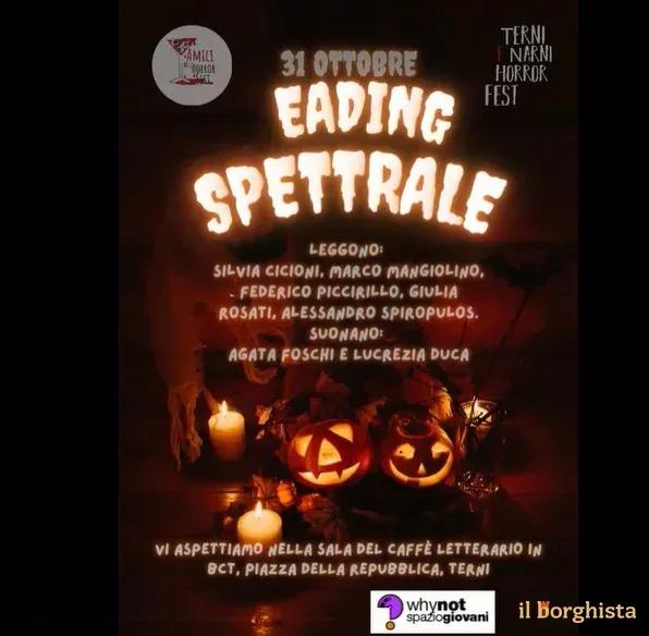 Locandina Terni Narni Horror Fest Reading Spettrale 2026 a Terni (Terni)