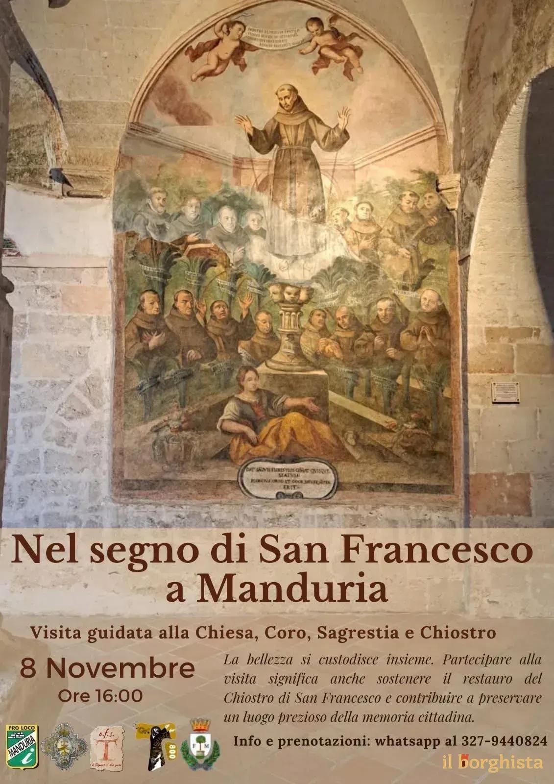 Locandina Nel segno di San Francesco a Manduria 2026 a Manduria (Taranto)
