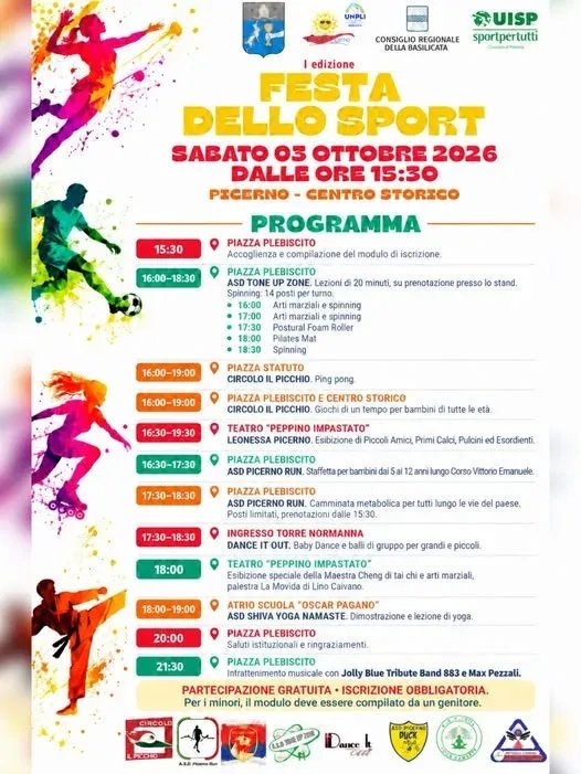 I edizione Festa dello Sport 2026