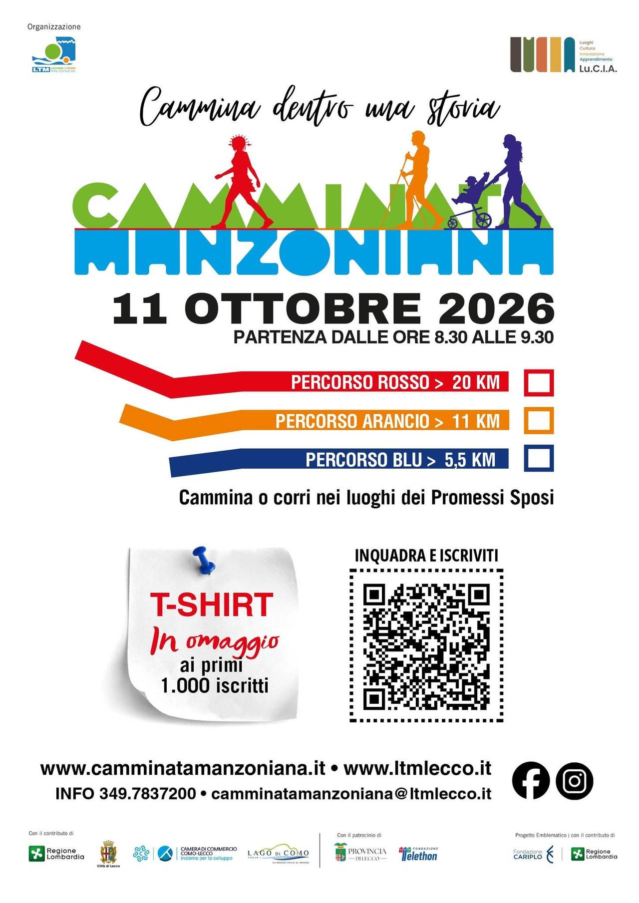 Locandina CAMMINATA MANZONIANA a Lecco (Lecco)