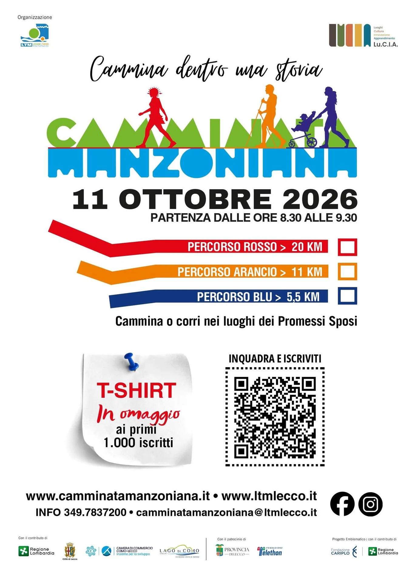Locandina CAMMINATA MANZONIANA a Lecco (Lecco)