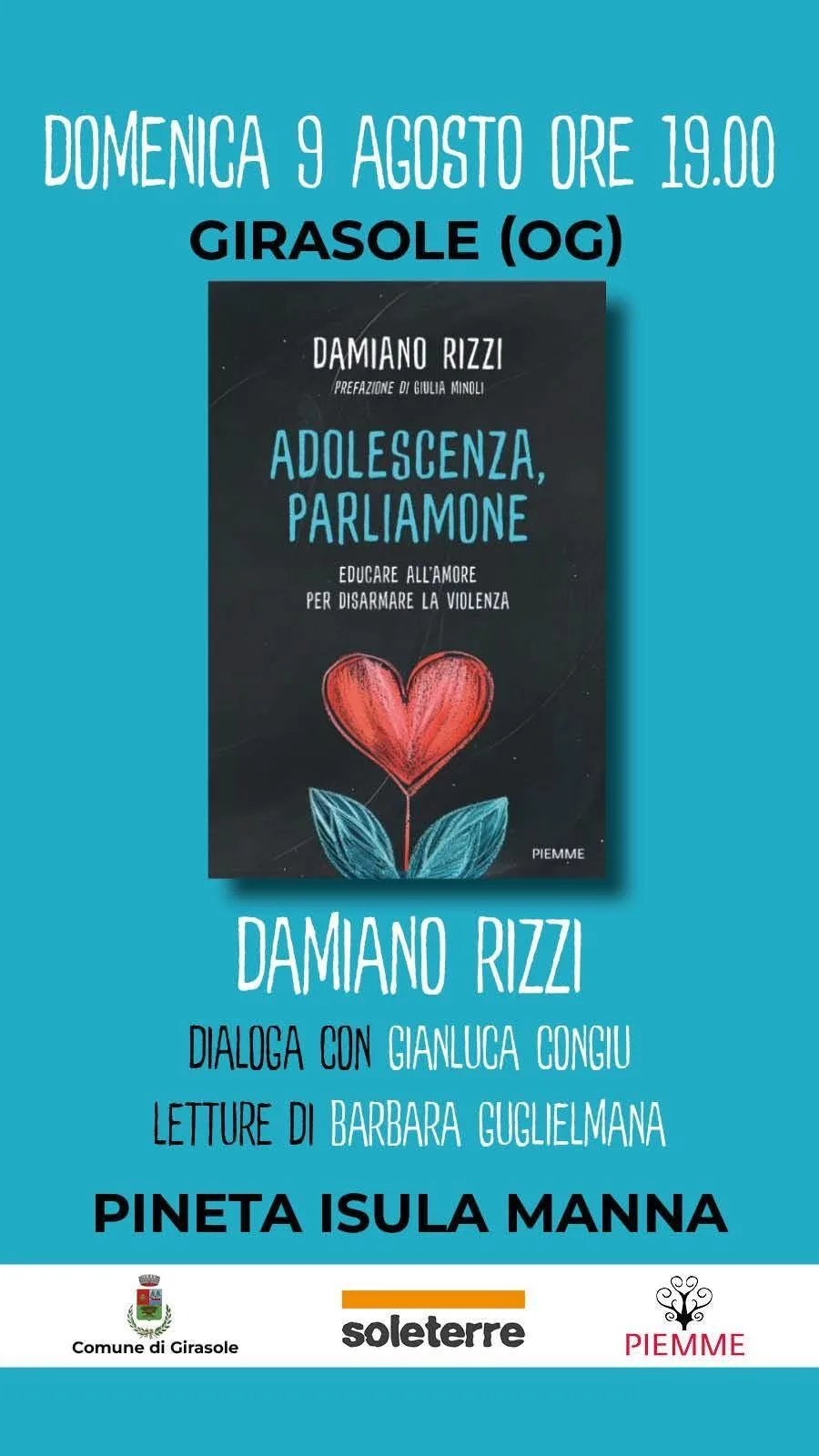 Locandina Adolescenza, Parliamone 2026 a Girasole (Ogliastra)