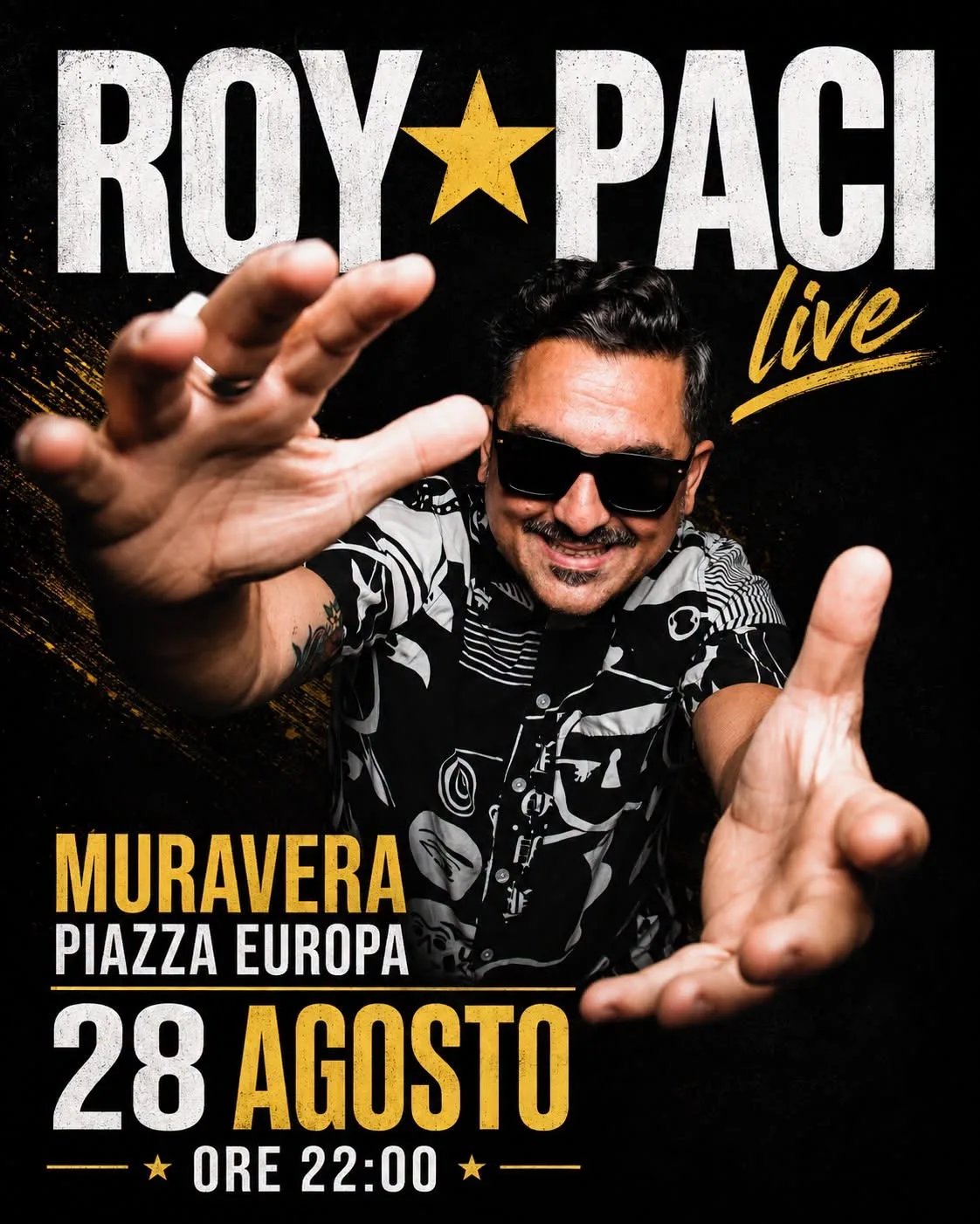 Locandina Concerto Roy Paci live Muravera 2026 a Muravera (Cagliari)