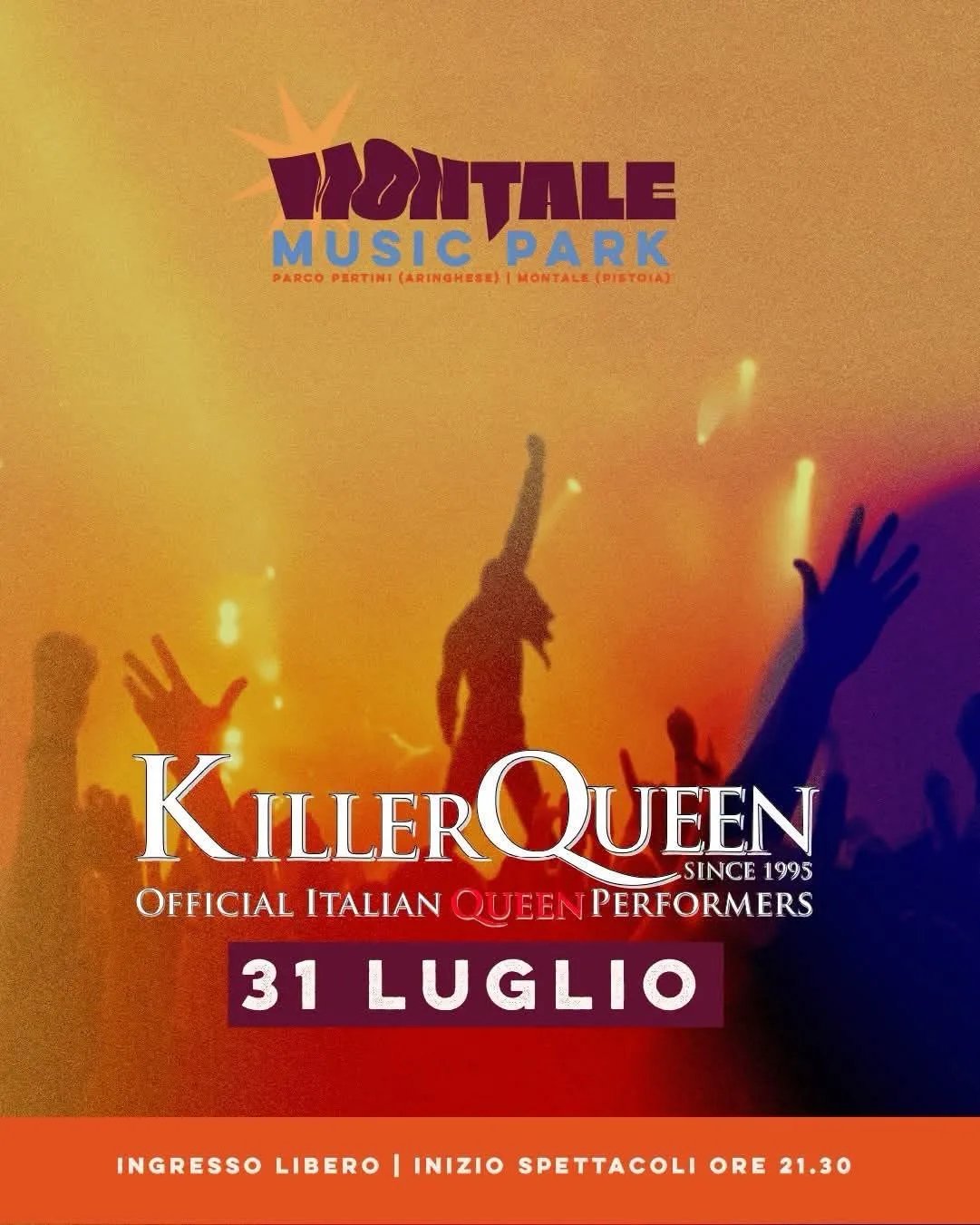 Locandina Montale Music Park 2026: Killer Queen a Montale (Pistoia)