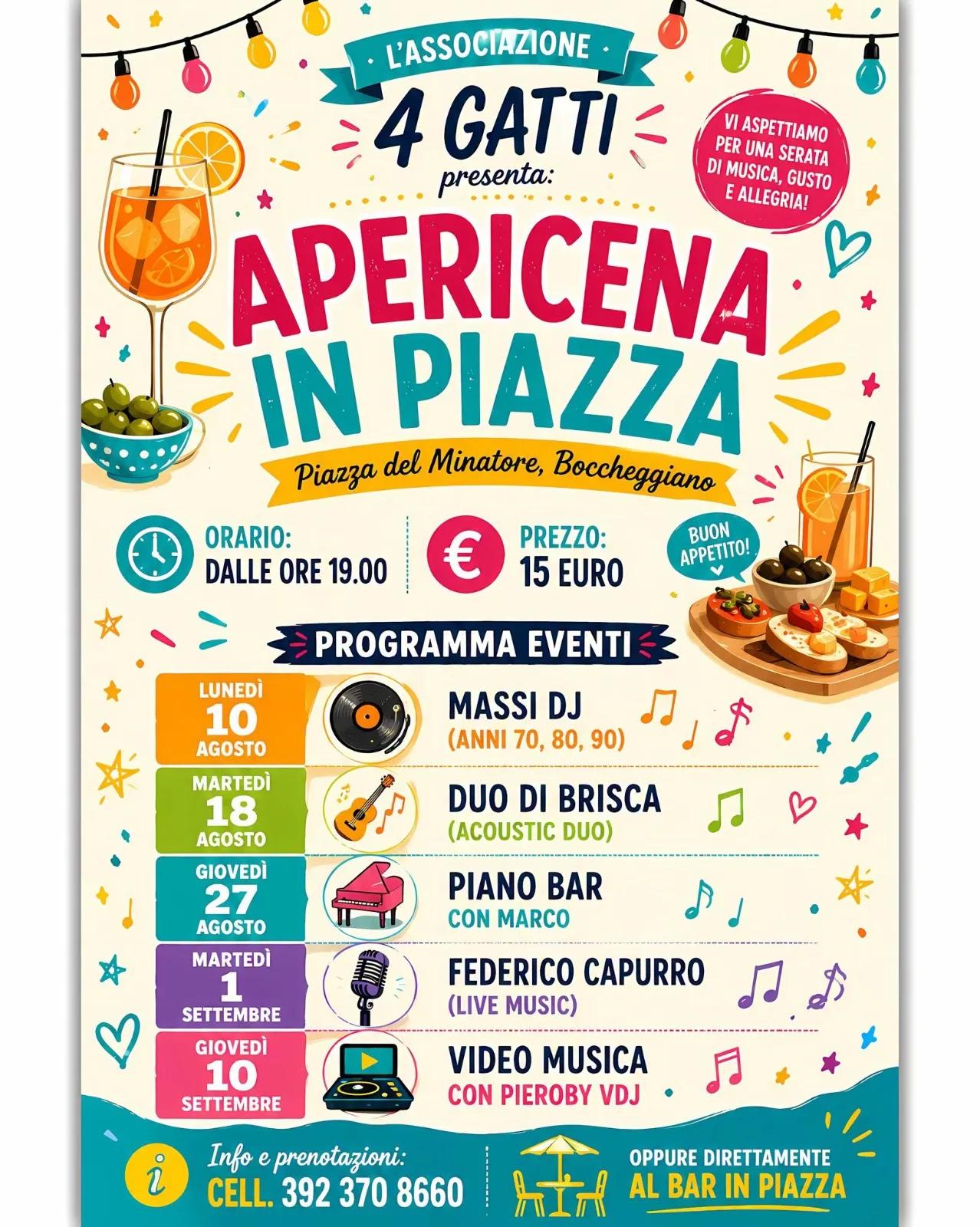 Locandina calendario eventi estate 2026 a Montieri (Grosseto)