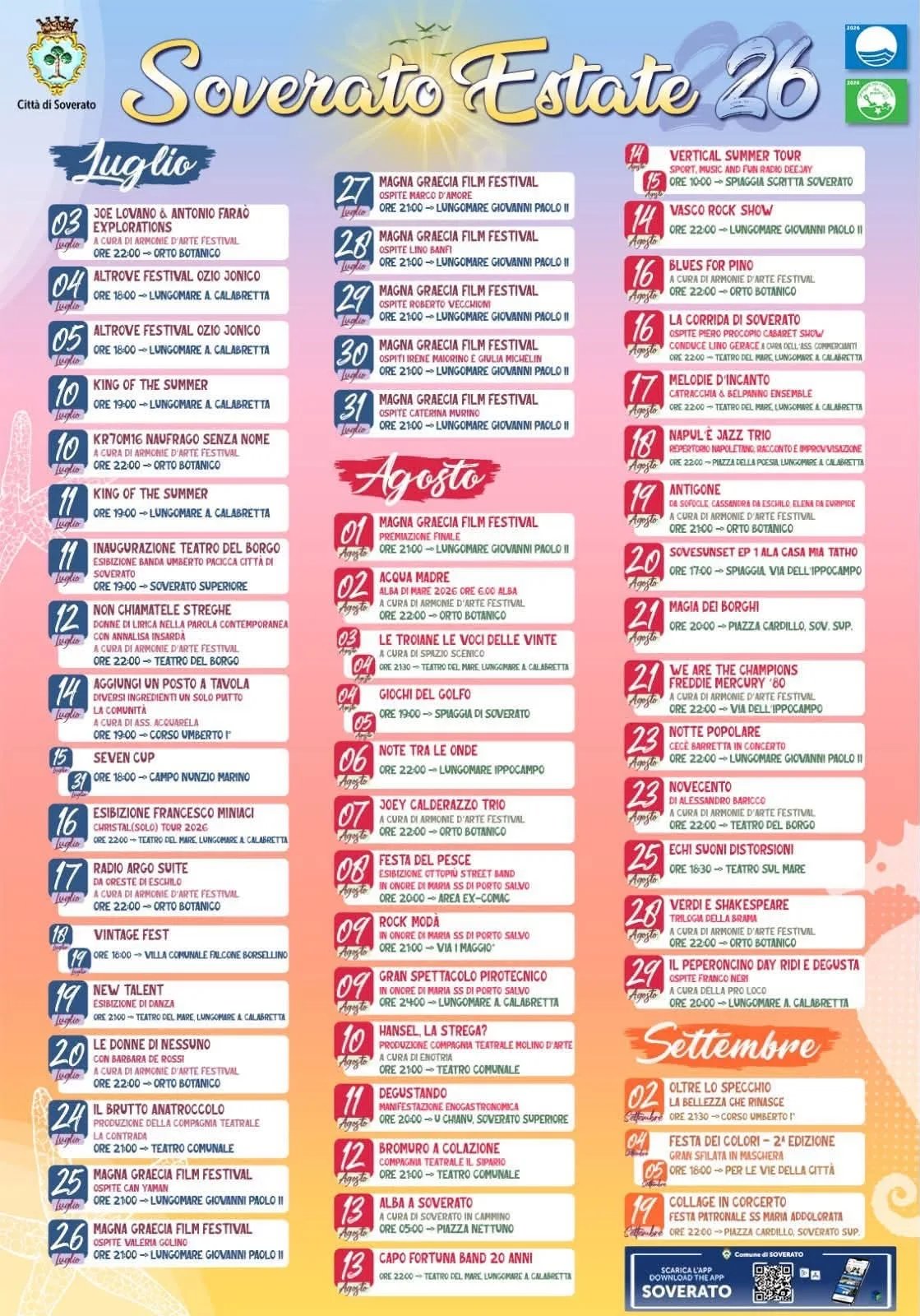 Locandina La Corrida di Soverato 2026 a Soverato (Catanzaro)