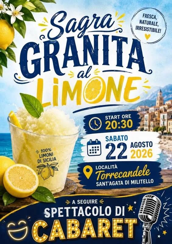 Sagra Granita al Limone — Sant'Agata di Militello