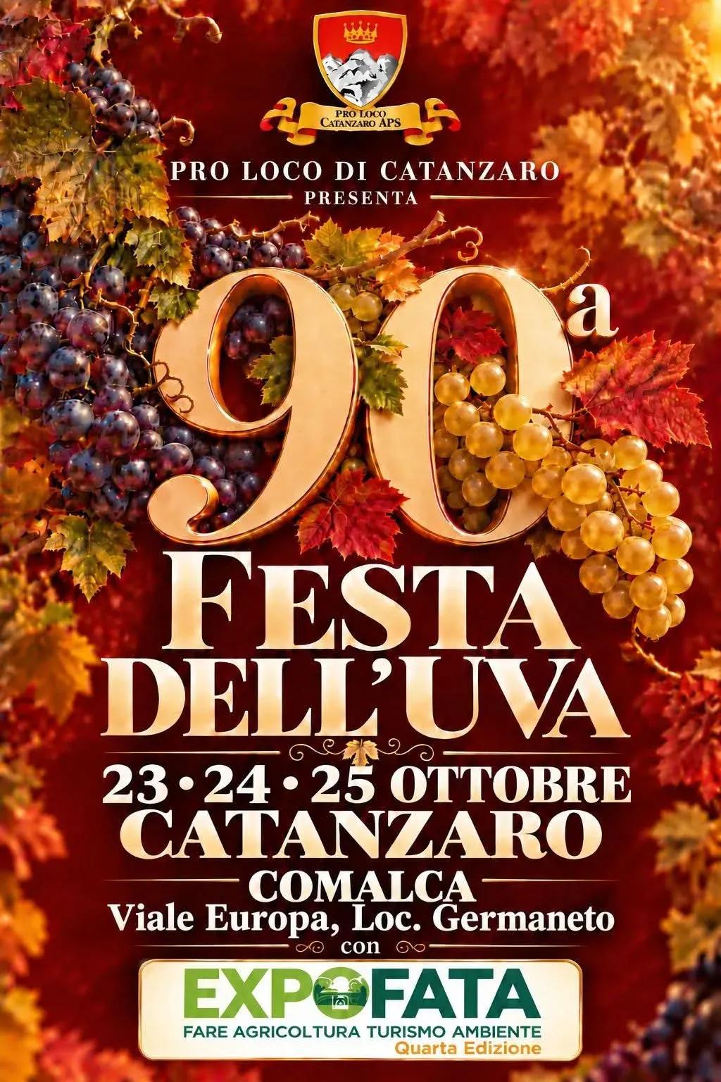 Locandina 90ª Festa dell'Uva 2026 a Catanzaro (Catanzaro)