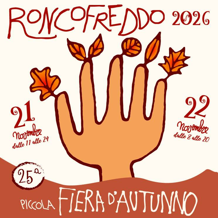 Locandina PICCOLA FIERA D'AUTUNNO DI RONCOFREDDO a Roncofreddo (Forlì-cesena)