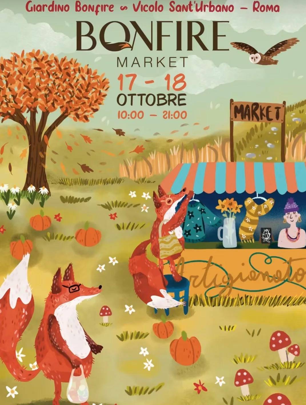 Locandina Bonfire Market 2026 a Roma (RM)