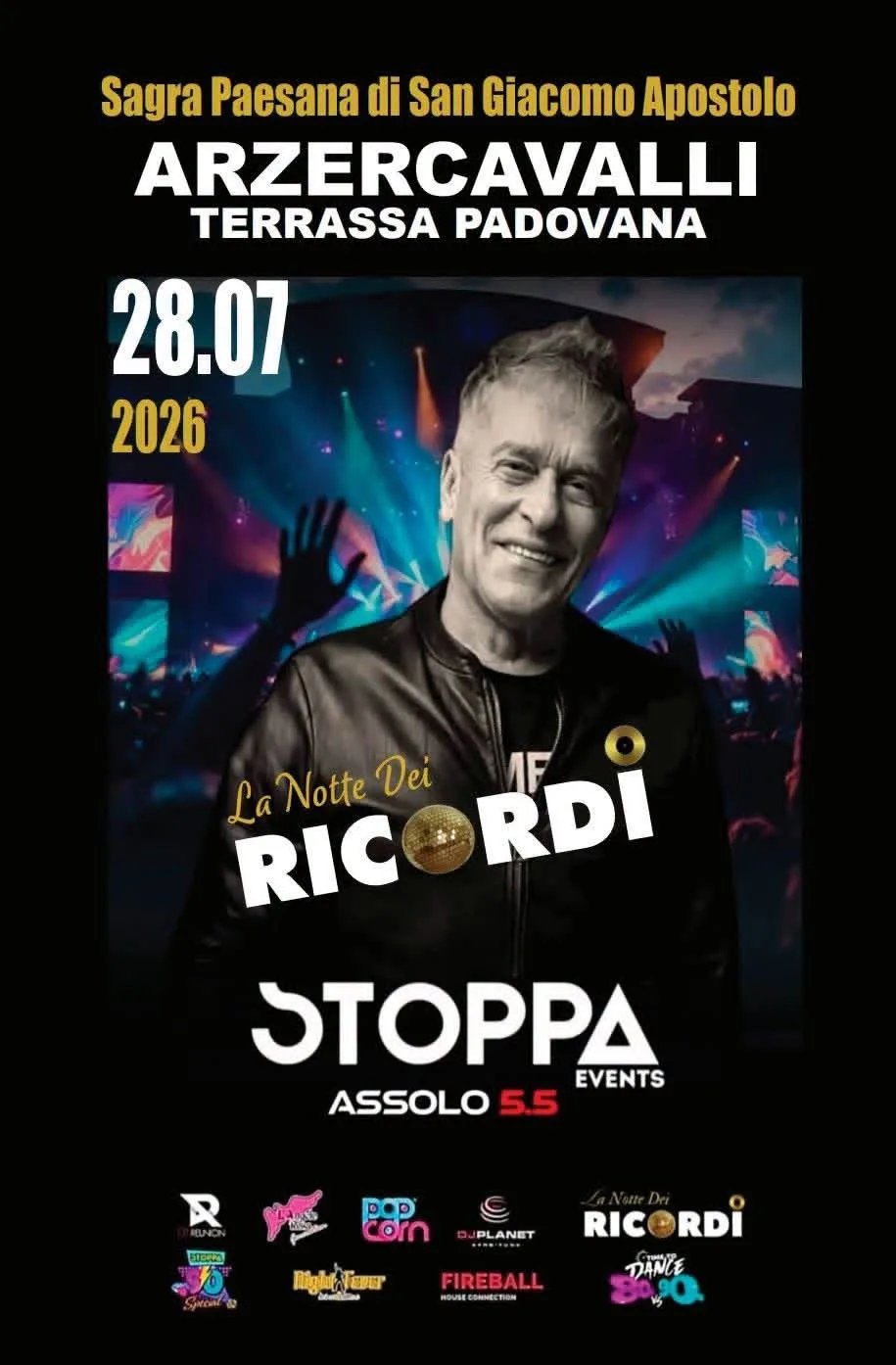 Locandina Sagra Paesana di San Giacomo Apostolo 2026 a Terrassa Padovana (Padova)