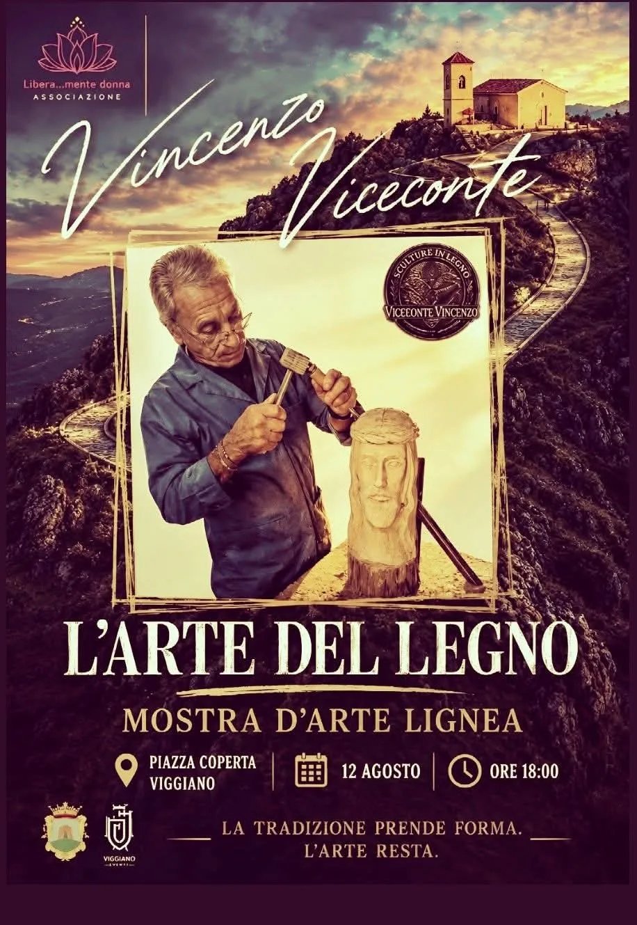 Locandina L'Arte del Legno 2026 a Viggiano (Potenza)