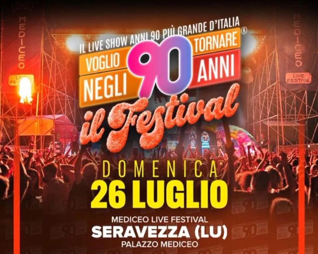 Locandina Mediceo Live Festival 2026 a Seravezza (Lucca)