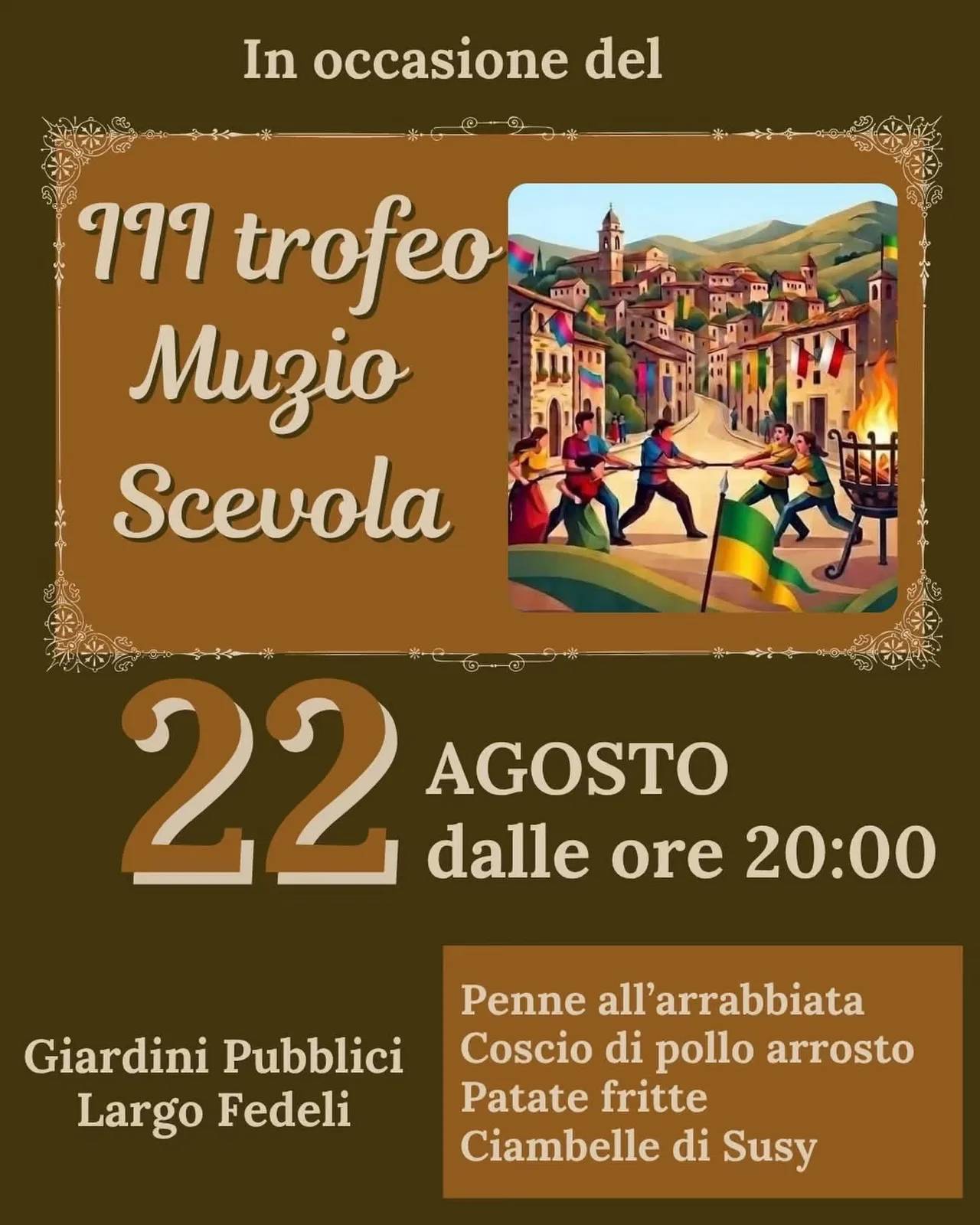 Locandina 911 Trofeo Muzio Scevola 2026 a Penne (Pescara)