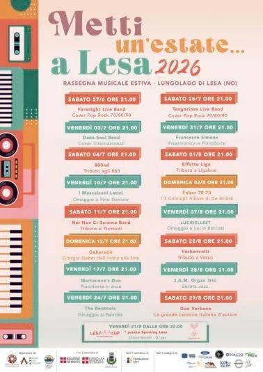 Locandina Metti un'estate a Lesa 2026: The Tools a Lesa (Novara)
