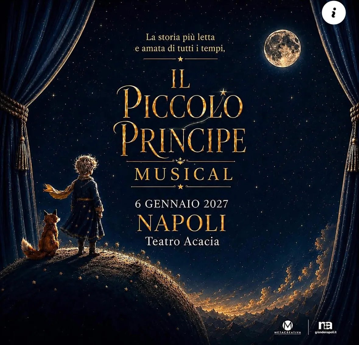 Locandina Il Piccolo Principe Musical 2027 a Napoli (Napoli)