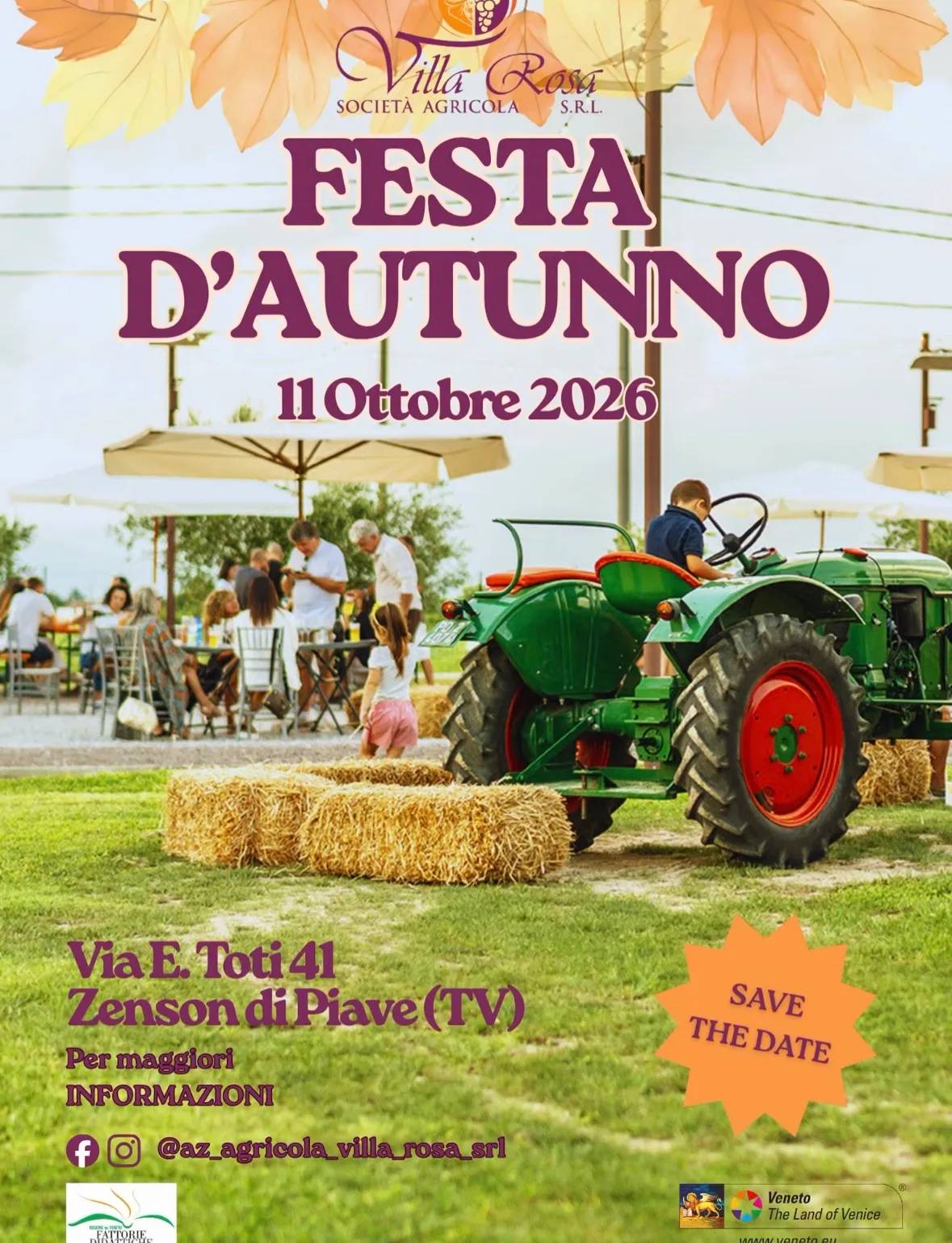 Locandina Festa d'Autunno 2026 a Zenson di Piave (Treviso)