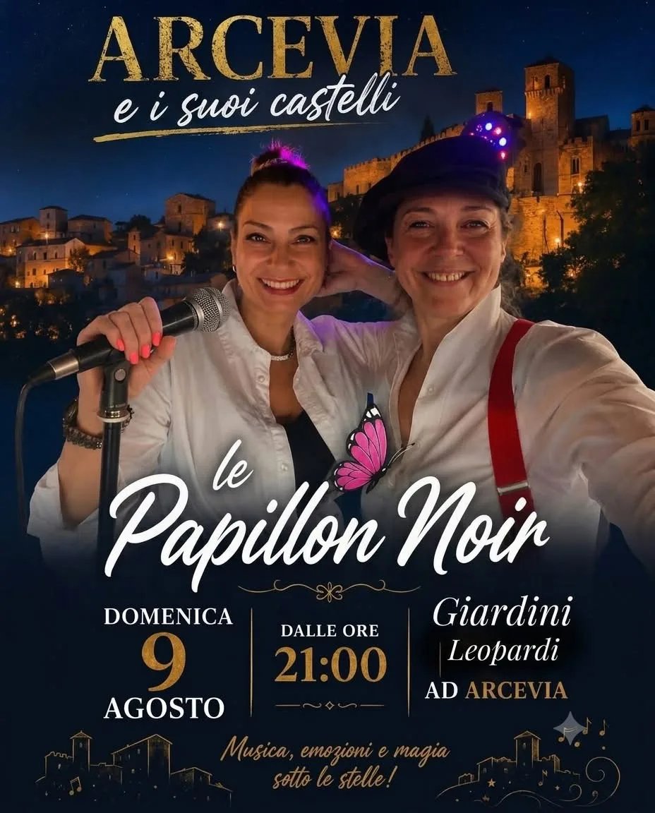 Locandina Le Papillon Noir ad Arcevia 2026 a Arcevia (Ancona)