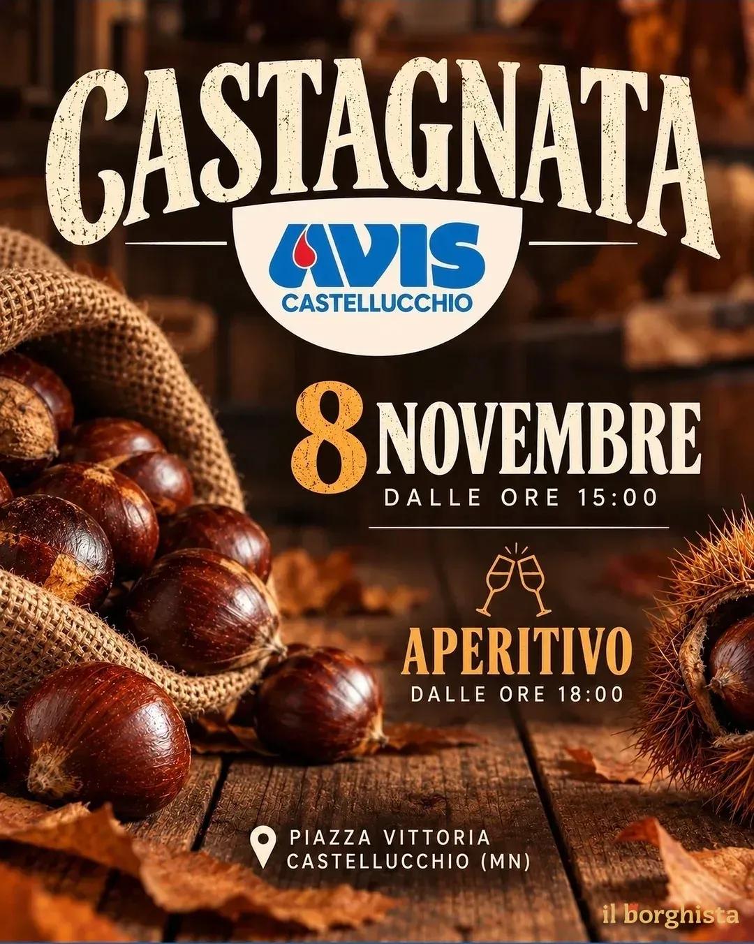 Locandina Castagnata AVIS Castellucchio 2026 a Castellucchio (Mantova)