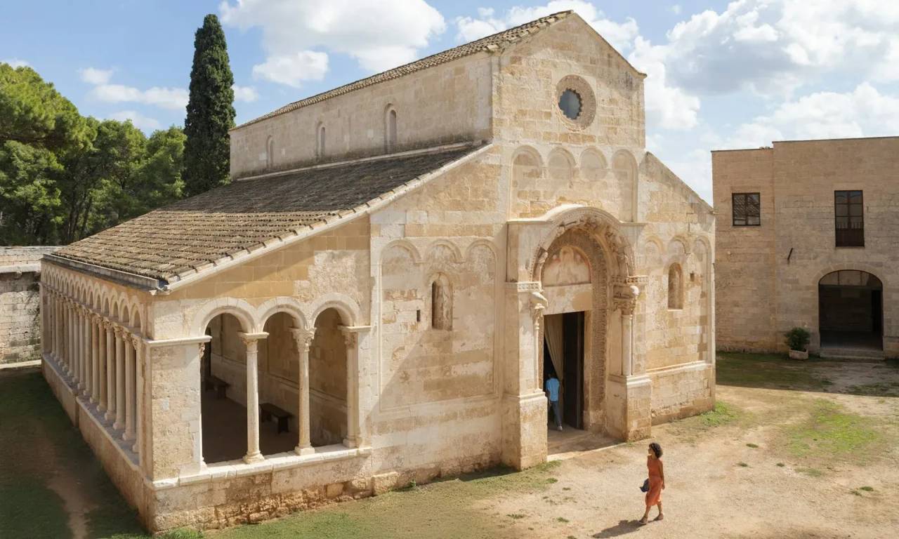 Visita guidata con traduzione in LIS – Abbazia Di Santa Maria Di Cerrate, Lecce (Lecce). Foto: FAI / Archivio FAI