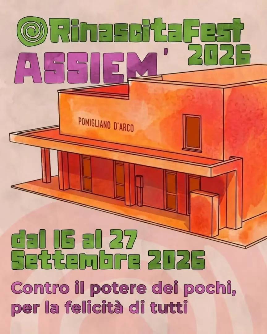 Locandina RinascitaFest ASSIEM' 2026 a Pomigliano d'Arco (Napoli)