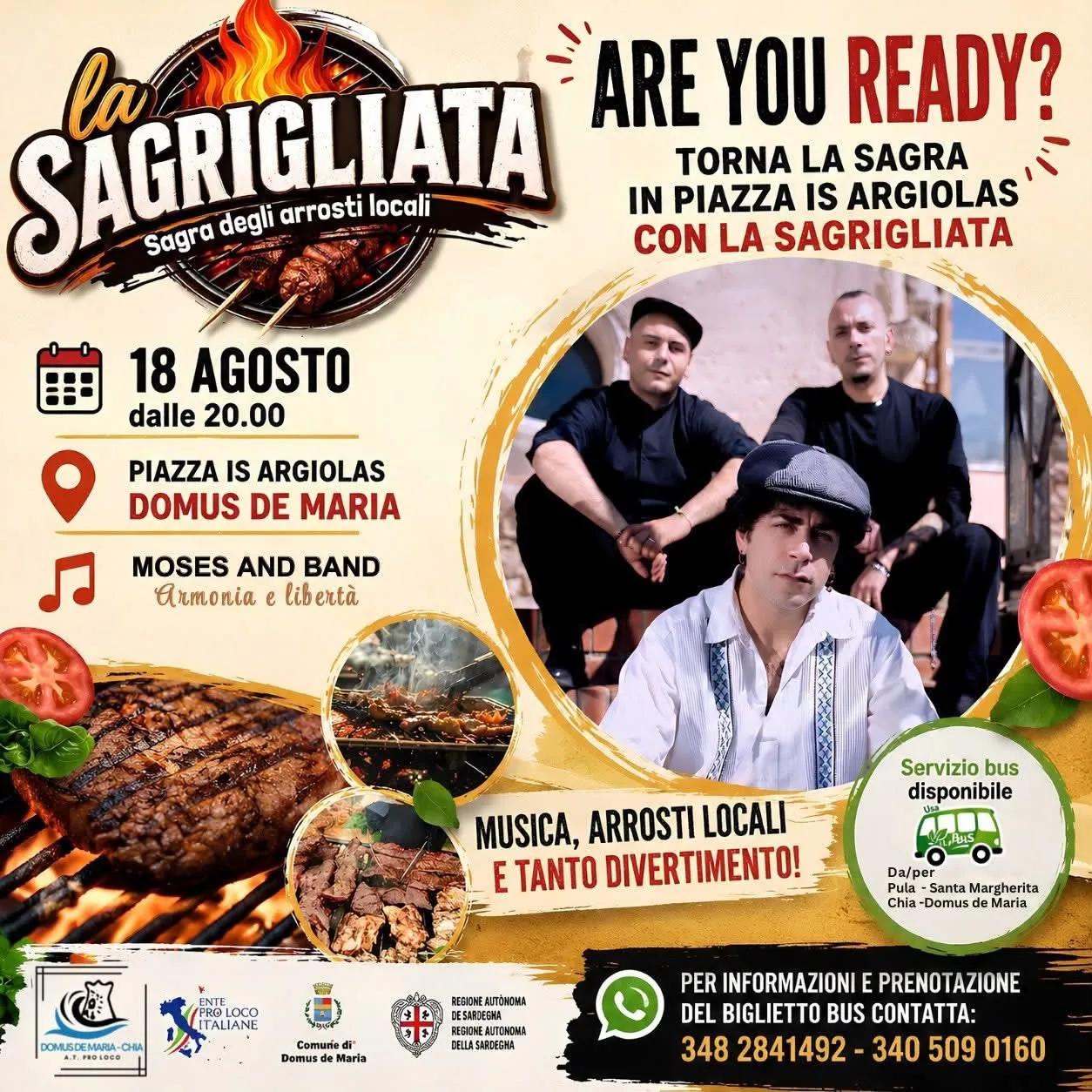 La Sagrigliata - Sagra degli arrosti locali — Domus de Maria