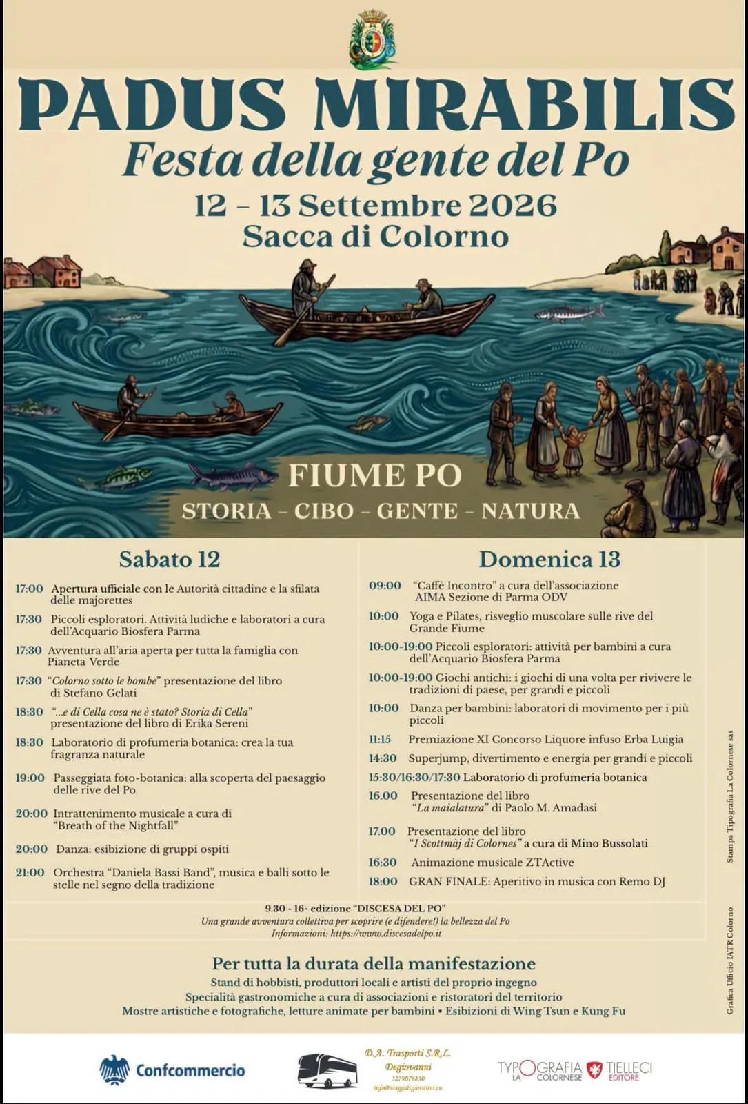 Padus Mirabilis Festa della gente del Po 2026