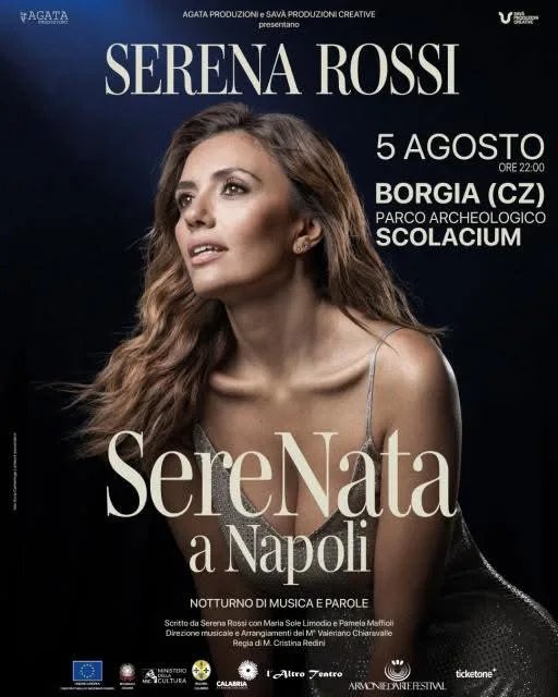 Locandina Serena Rossi — SereNata a Napoli 2026 a Borgia (Catanzaro)