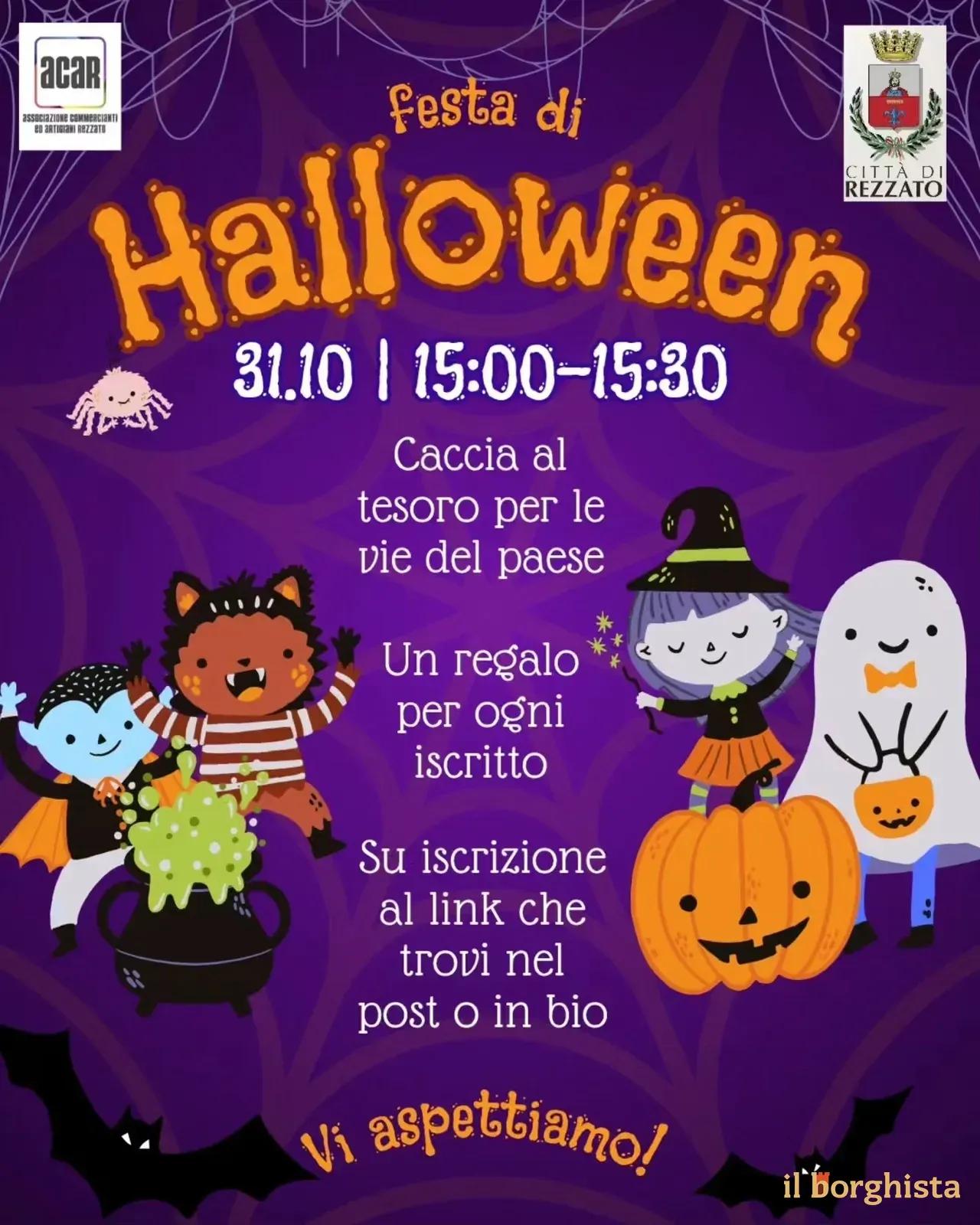 Locandina Festa di Halloween 2026 a Rezzato (Brescia)