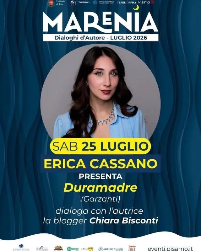 Locandina Marenia Dialoghi d'Autore - Luglio 2026 a Pisa (Pisa)