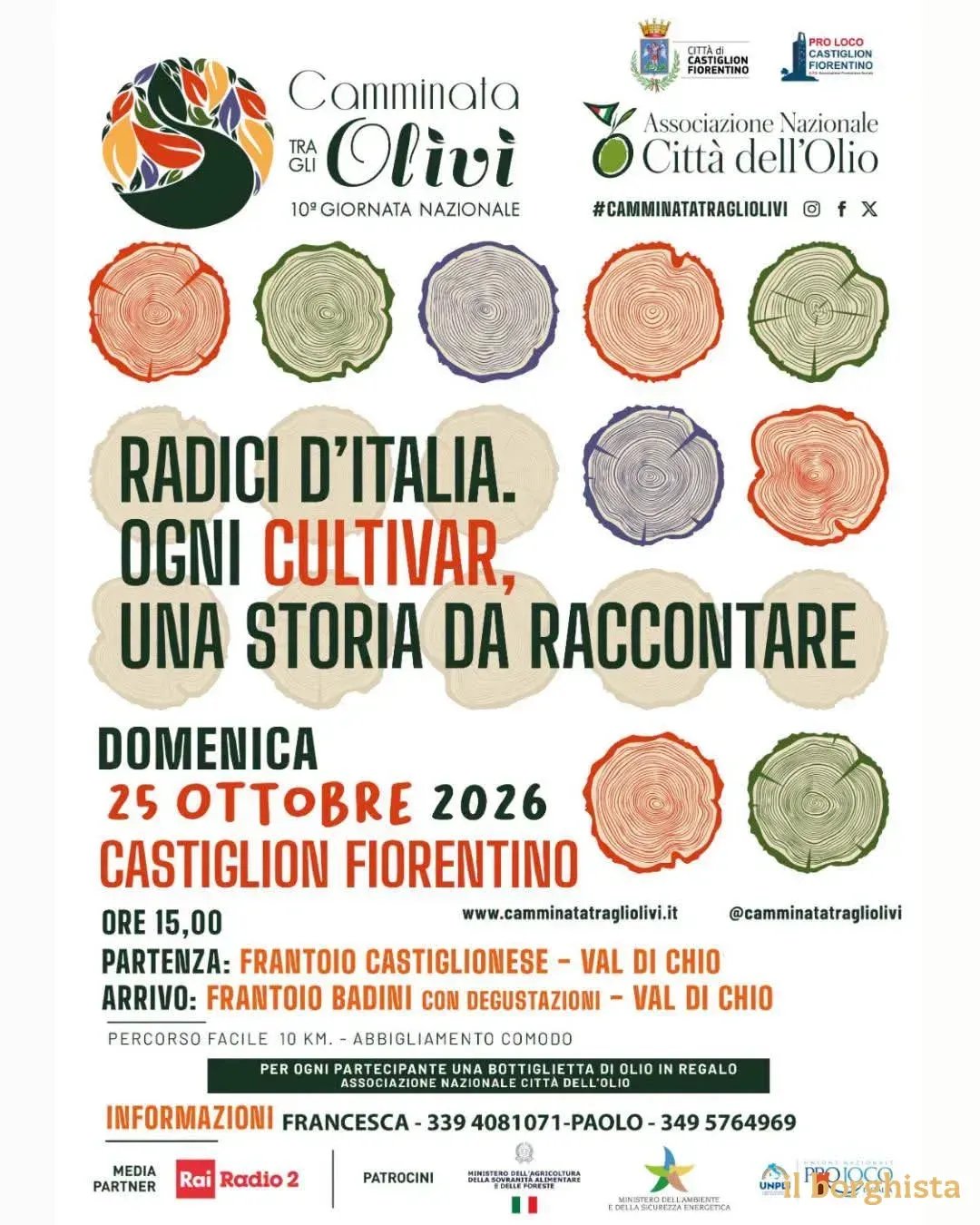 10ª Giornata Nazionale Camminata tra gli Olivi 2026