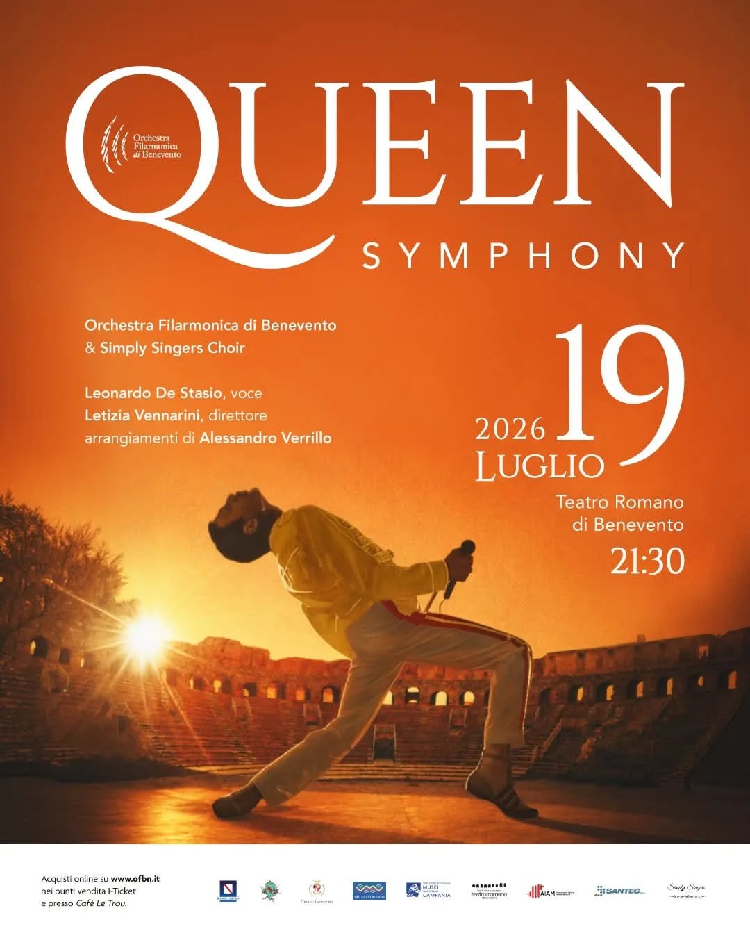 Locandina Queen Symphony 2026 a Benevento (Benevento)