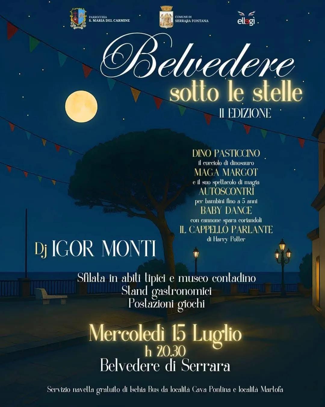 Belvedere sotto le stelle — Serrara Fontana
