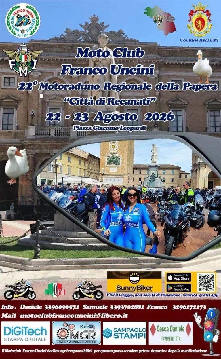 Motoraduno Regionale della Papera Città — Recanati