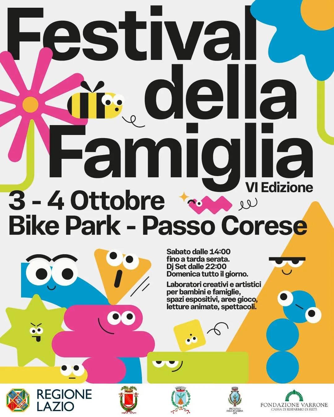 Locandina 6ª Festival della Famiglia 2026 a Fara in Sabina (Rieti)